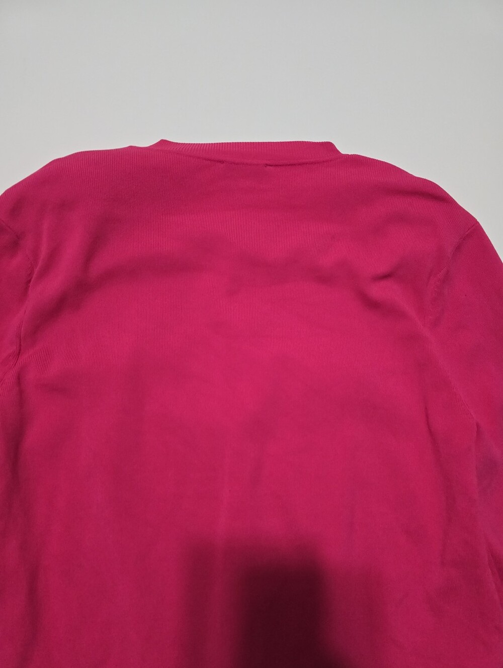 L'agence Toulouse Cropped Cardigan Top Crew Neck Long Sleeves Size L - Picture 11 of 13